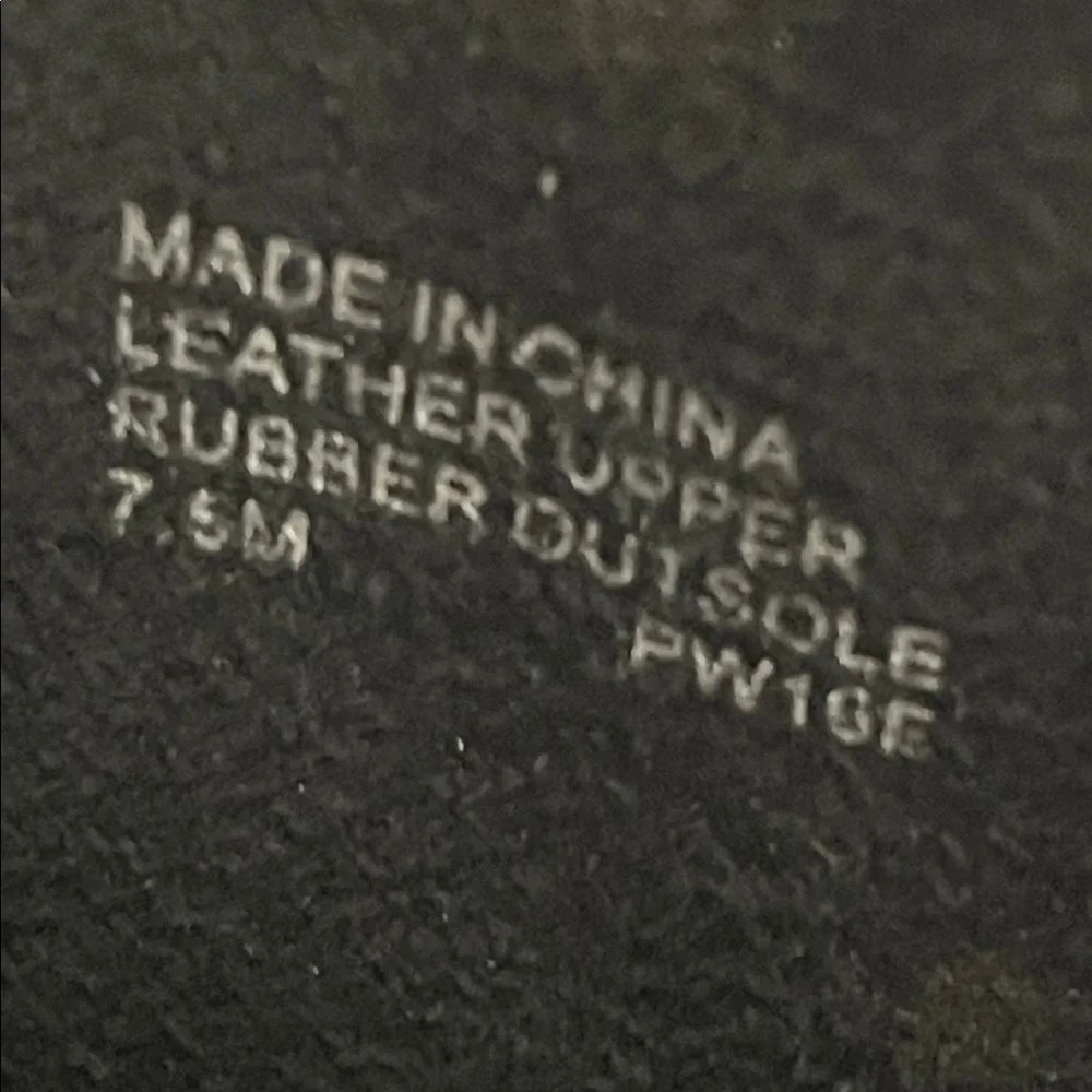 MICHAEL MICHAEL KORS Dylan Black Leather Tall Boots Chunky Heel Size 7.5 - Picture 10 of 12